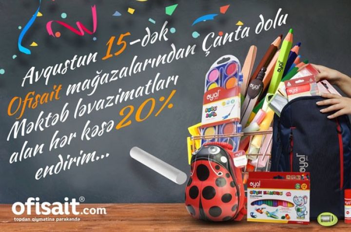 Məktəb alış-verişi üçün ən ucuz ünvanlar!