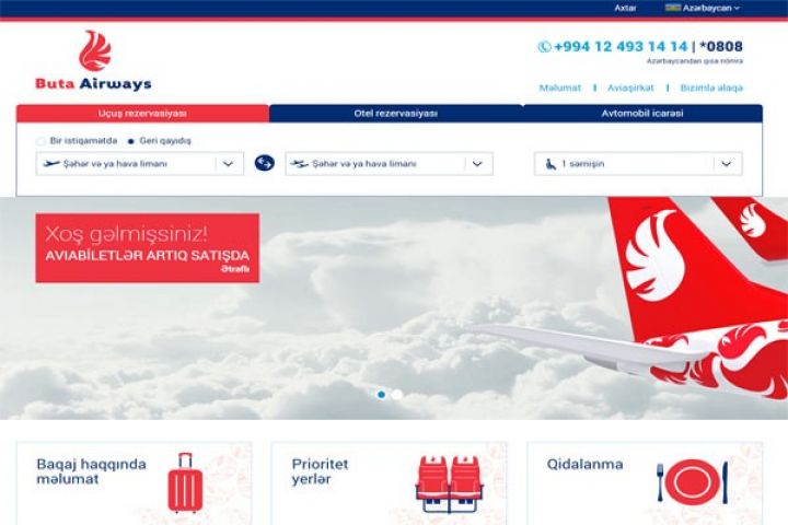 “Buta Airways”in aviabiletləri satışda