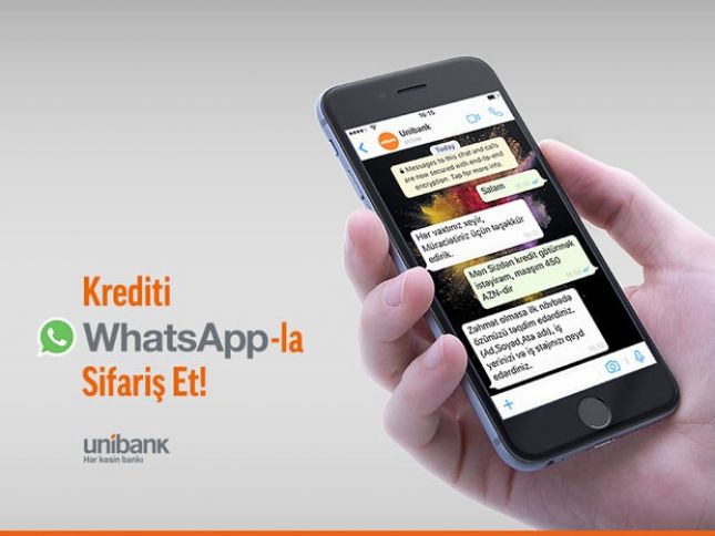Krediti WhatsApp-la götür! - YENİ XİDMƏT