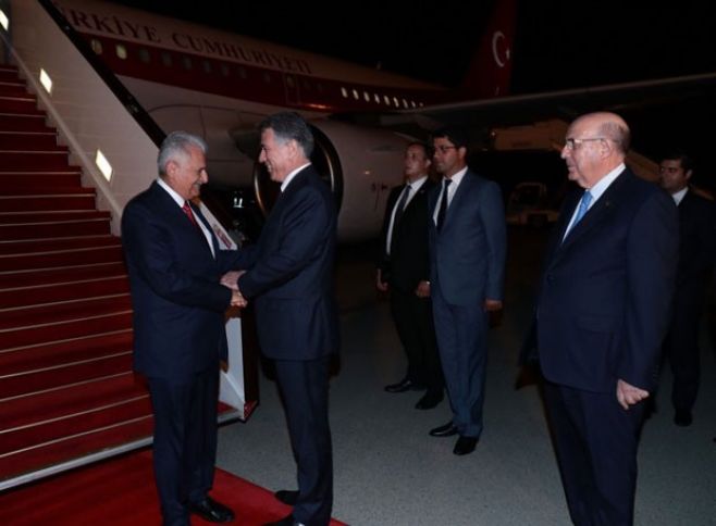 Binəli Yıldırım Azərbaycana gəlib