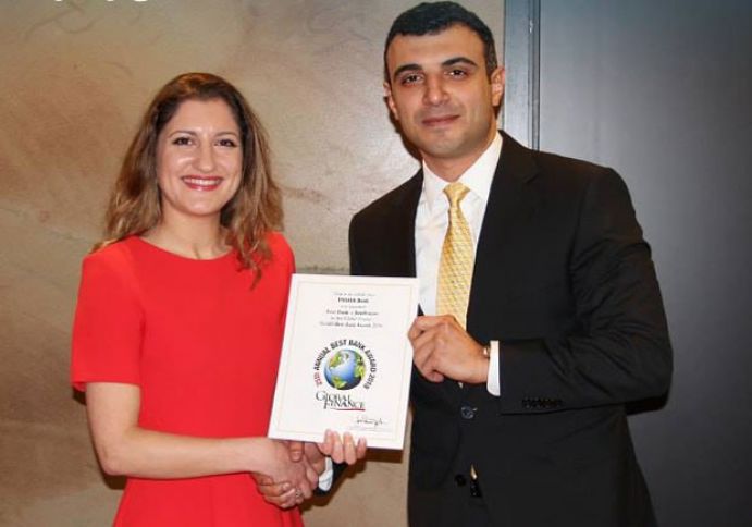 Taleh Kazımov “Azərbaycanın ən yaxşı bankı” mükafatını qəbul edib