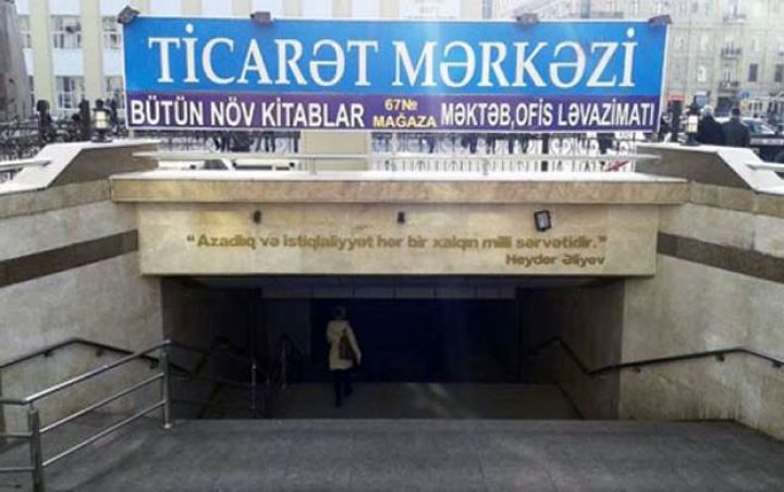 Yeraltı keçidlərdəki obyektlər ilə bağlı qalmaqal yaranıb