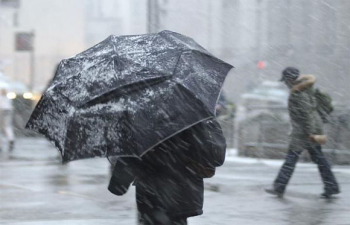 Sabah Bakıda və Abşeron yarımadasında sulu qar və qar yağacaq