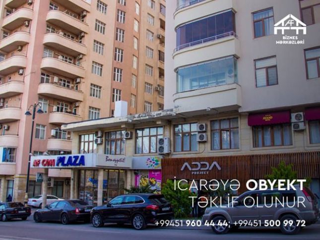 Şəhərin mərkəzində icarəyə obyekt sahələri!