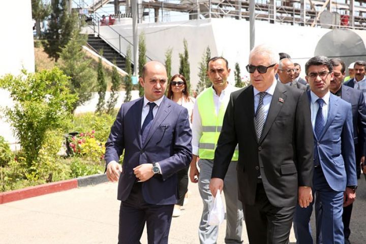 Bakı şəhərətrafı dəmir yolu xəttinin icra vəziyyəti yoxlanılıb