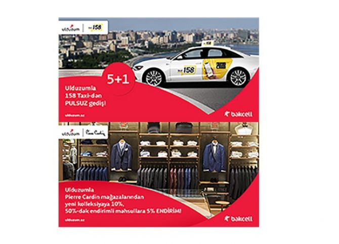 Bakcell abunəçilərinə təqdim olunan eksklüziv endirim və imtiyazlar gündən günə artır 