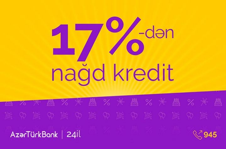 Azər Türk Bank “Hədiyyələr bitmir” kampaniyasına başlayır - KREDİTLƏRƏ ENDİRİM
