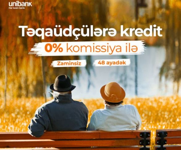 Unibank təqaüdçülər kampaniyasının vaxtını uzatdı