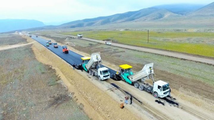 Suqovuşan və Talış kəndlərinə gedən yolların asfaltlanmasına başlanılıb