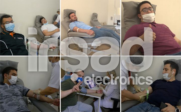 İrşad Electronics talassemiyalı uşaqlar üçün qan hədiyyə etdi