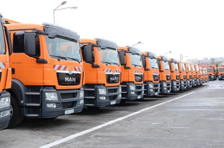 Bakıya xüsusi təyinatlı yeni texnikalar gətirilib