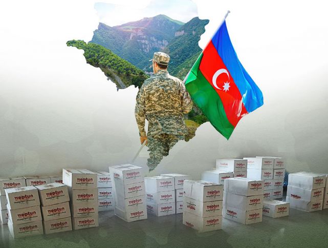 Müstəqillik Günündə "Neptun"dan əsgərlərimizə dəstək