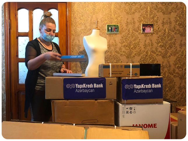 “Yapı Kredi Bank Azərbaycan”dan daha iki aztəminatlı ailəyə öz biznesini qurmaq üçün dəstək göstərib