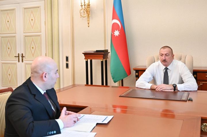 İlham Əliyev Agentlik sədrini qəbul edib - "Hansı işlər görülüb?"