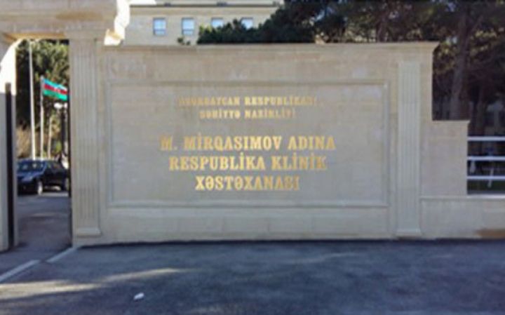 "Respublikanski"nin baş həkimi işdən çıxarıldı