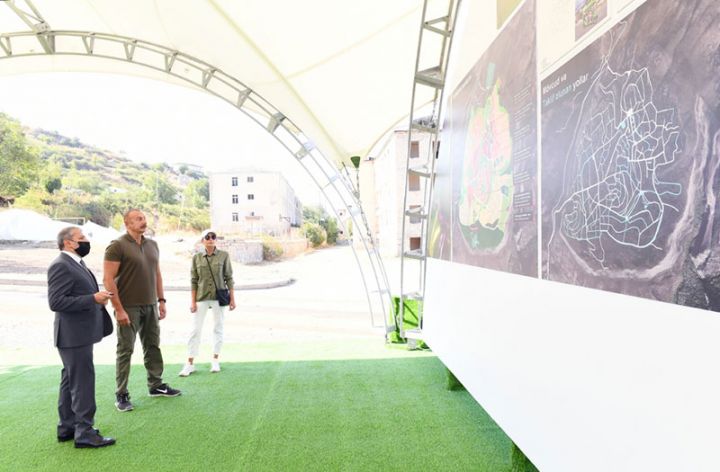 Şuşanın baş planı təqdim olundu, 1-ci məhəllənin təməli qoyuldu