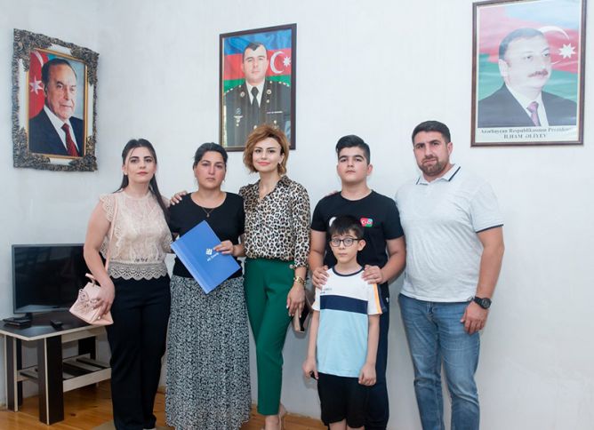 “AS Group Investment” şirkəti  şəhid ailəsinə 3 otaqlı mənzil hədiyyə etdi