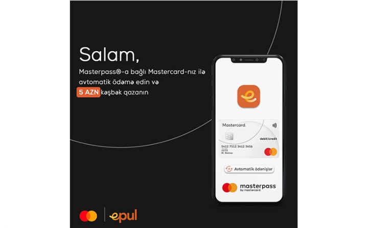 Mastercard ilə ödə, 5 AZN kəşbək qazan!