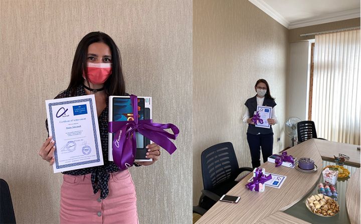 Azercell ingilis dili kurslarının qaliblərini mükafatlandırıb