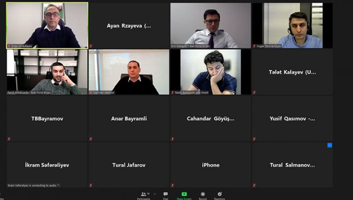 Bakı Fond Birjasında birja üzvləri ilə görüş keçirilib