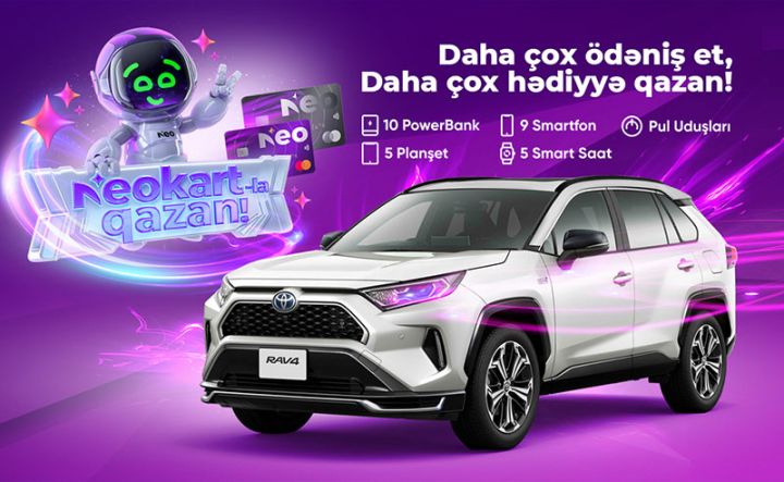 NeoKartla ödə, Toyota RAV4 udmaq şansı qazan!
