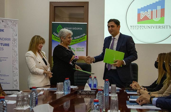 Aqrar Sığorta Fondu və Qərbi Kaspi Universiteti əməkdaşlığa başlayır – MEMORANDUM İMZALANDI