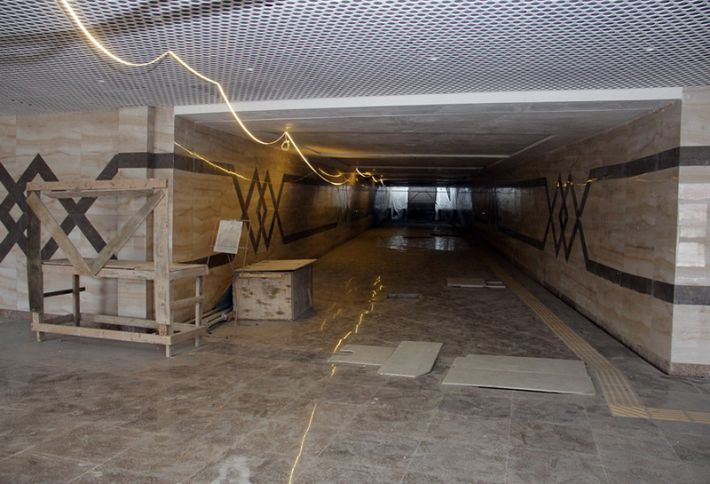 “Xocəsən” stansiyasında tikinti-quraşdırma işləri tamamlanır