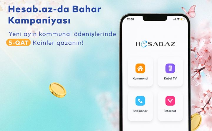 Hesab.az-da 5-QAT Bahar hədiyyəsi!