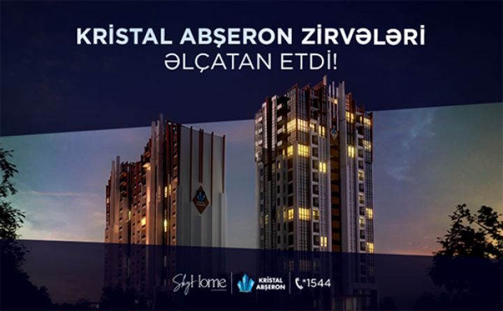 Zirvədə yaşamağı sevənlər üçün – SkyHome yaşayış kompleksi!