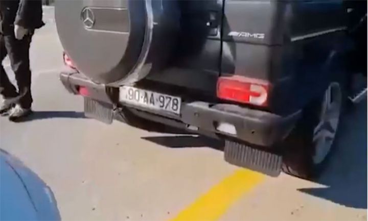 Səfər Mehdiyevin sürdüyü maşının nömrəsi bu şirkətə məxsus imiş