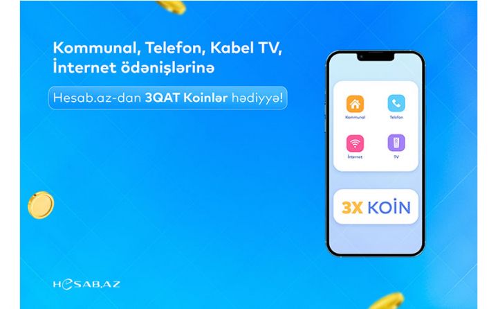 Hesab.az-da 3-QAT qazanc fürsəti!