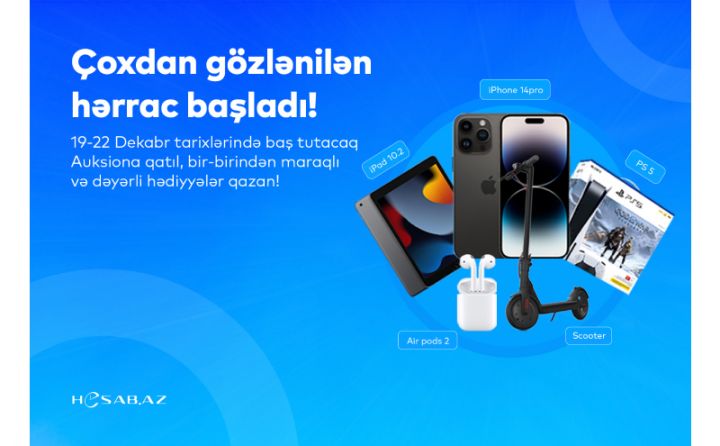 Hesab.az-da HƏRRAC – Bonusları hədiyyəyə çevirmək vaxtıdır!