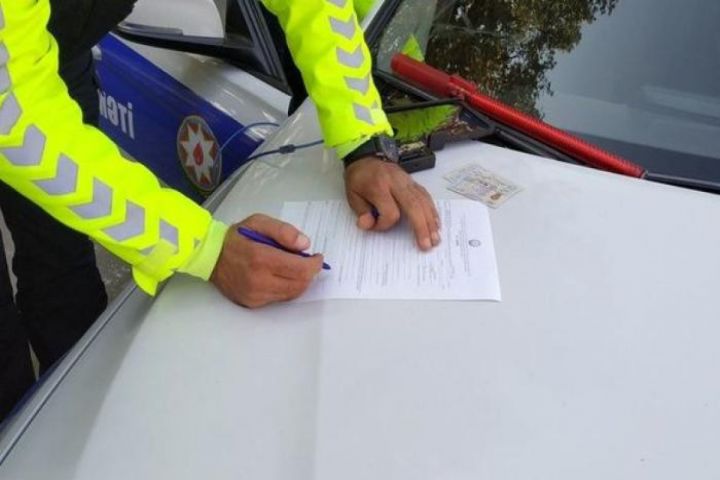 Yol nəqliyyat hadisəsi barədə protokol elektron formada tərtib ediləcək