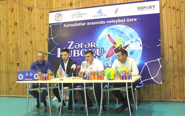 Voleybol üzrə Zəfər Kubokunun püşkü atıldı - FOTOLAR