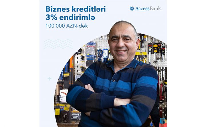 Sahibkarlara AccessBank-dan 3% endirim!