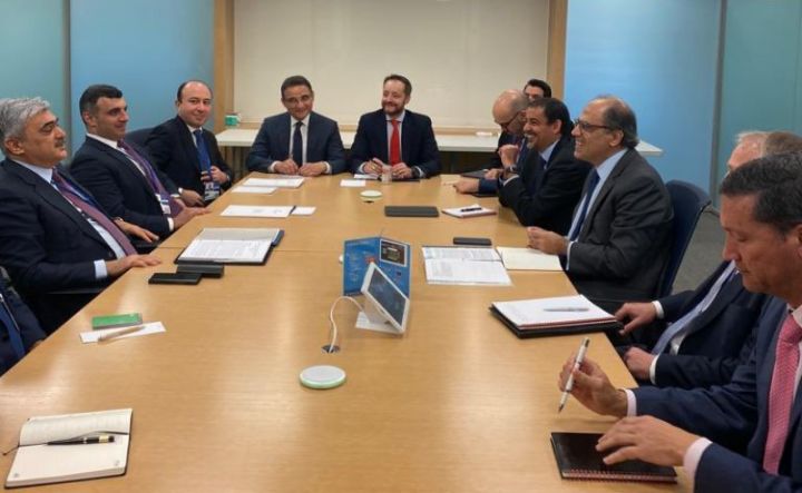 Kazımov və Şərifov Beynəlxalq Valyuta Fondunun direktorları ilə görüşüb