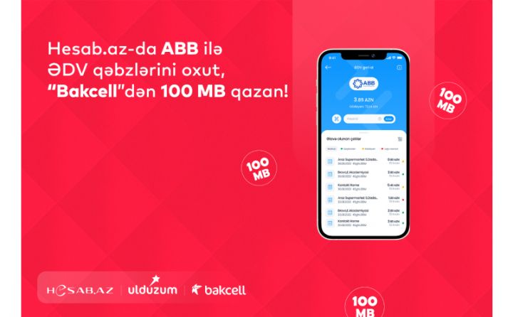 “Hesab.az” ilə “Bakcell”-dən pulsuz internet qazan!