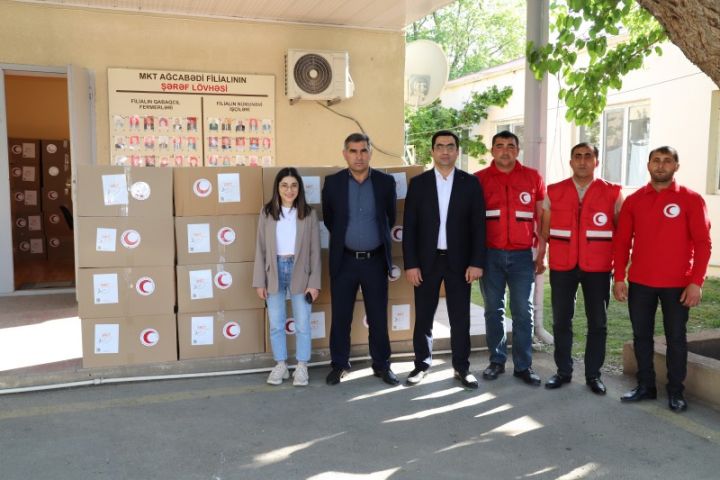 “MKT İK” şirkəti aztəminatlı ailələrə yardım edib - FOTOLAR