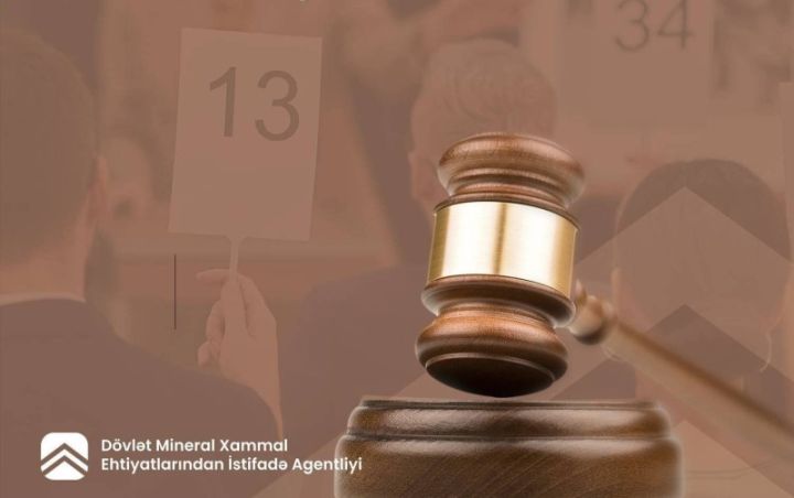 Keramika xammalı, qum - çınqıl və əhəngdaşı yataqları hərraca çıxarılacaq