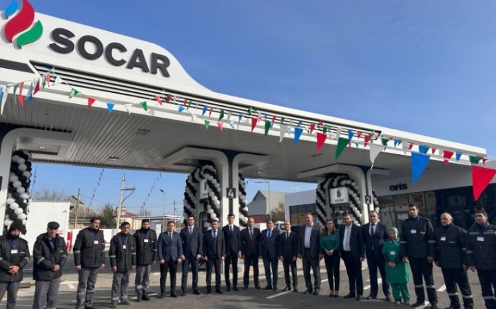 Kürdəmirdə SOCAR-ın yanacaqdoldurma stansiyası istifadəyə verilib