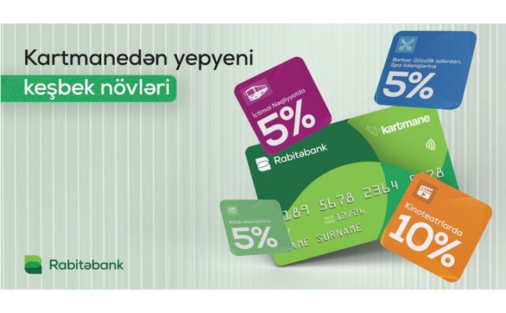 Rabitəbankdan yepyeni keşbek növləri!