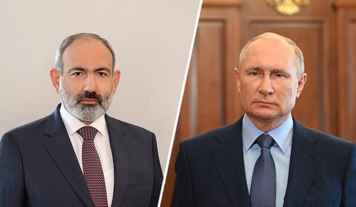 Putin və Paşinyan arasında danışıq olub
