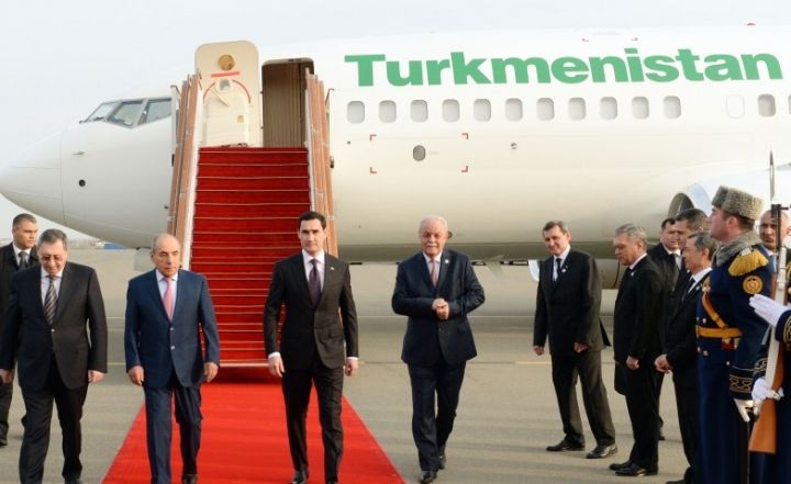 Türkmənistan Prezidenti Azərbaycana gəldi