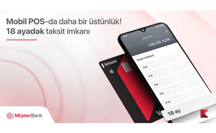 Kapital Bank-ın Mobil-POS xidmətinə yeni taksit funksiyası əlavə olundu