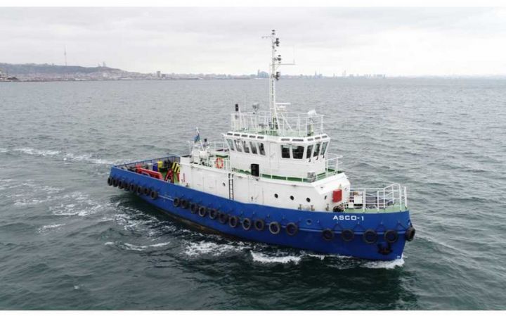 “Zığ” Gəmi Təmiri və Tikintisi Zavodunda inşa olunan ilk yedək gəmisi istismara verilib