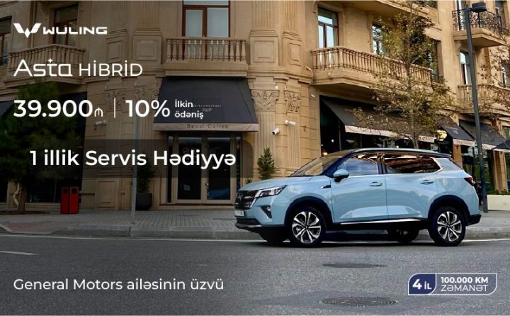 Rəqabətcil qiymət - Kompakt SUV 39 900 MANATA, 1 İLLİK SERVİS HƏDİYYƏ