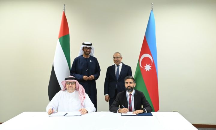 SOCAR və “Masdar” şirkəti arasında 3 layihə üzrə Səhmdarlar Sazişi imzalanıb