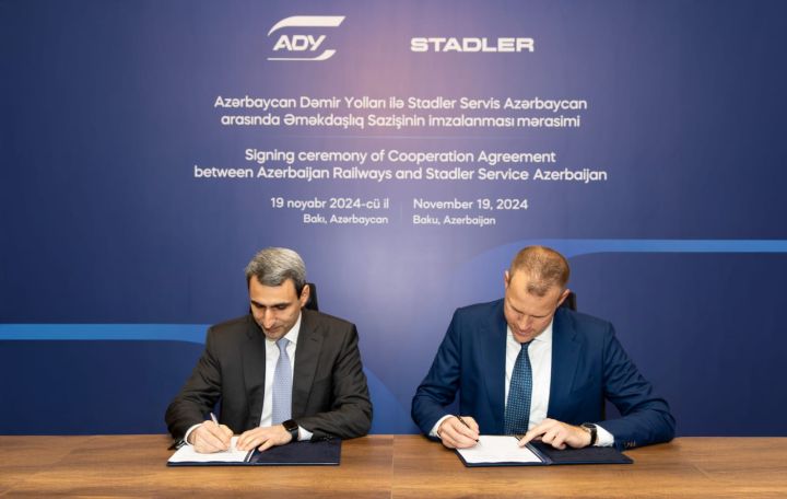 ADY və “Stadler Rail Group” arasında yeni anlaşma: Təlim və İnkişaf Mərkəzi yaradılır