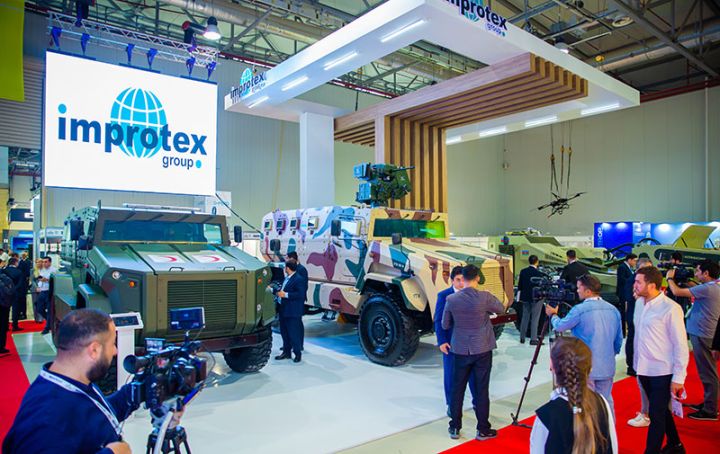 Improtex-dən bir ilk: Yerli istehsal zirehli maşınlar ADEX 2024-də nümayiş olunur - FOTOLAR