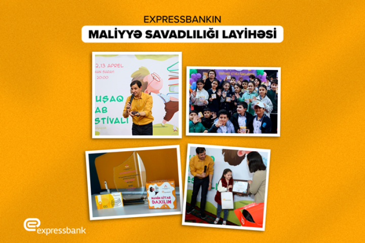 Expressbank uşaqların maliyyə savadlılığına töhfə verir